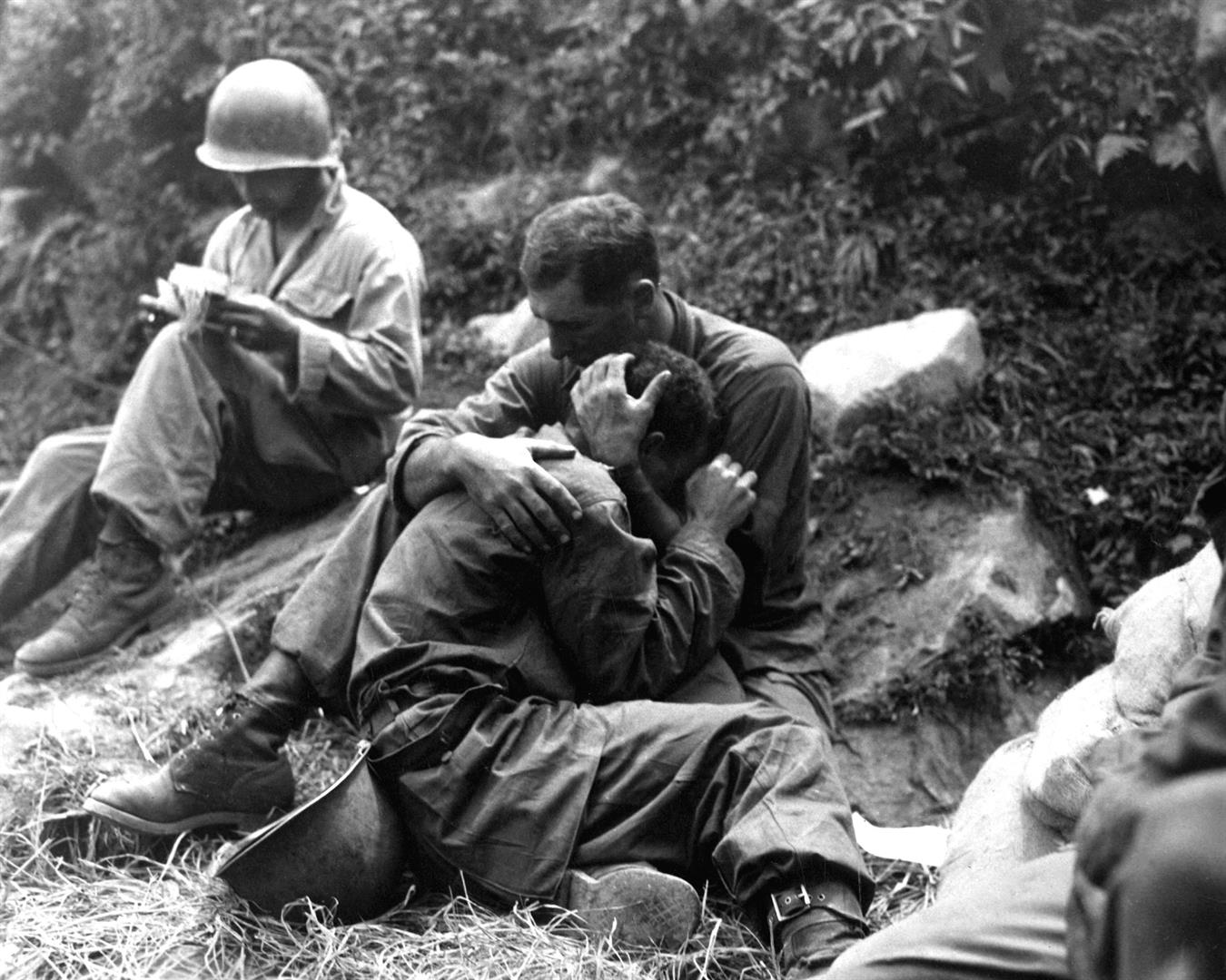 One day my grandson said to me, grandpa were you a hero in the war? And I said to him no I'm not a hero, but I have served in a company full of them. - Richard Winters