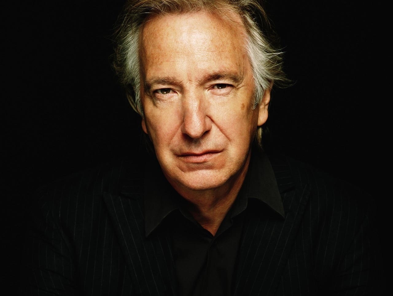 I think there should be laughs in everything. Sometimes, it's a slammed door, a pie in the face or just a recognition of our frailties. - Alan Rickman